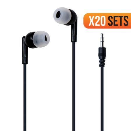 DIGITAL ENERGY(R) NWHDEFT1737 20PK IE36 EARPHONES